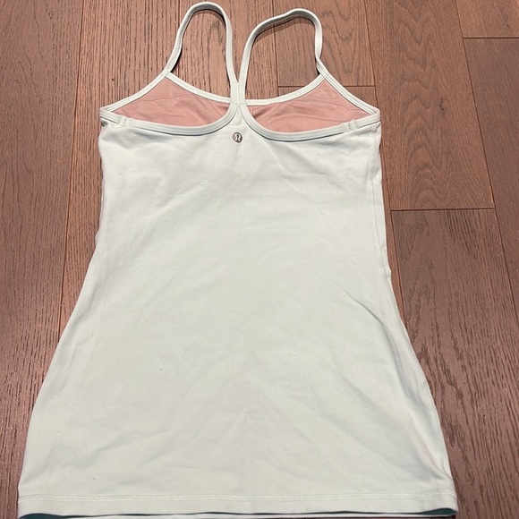 Lululemon Size 6 Power Y Tank *Everlux | Island Mist Tank Top - Picture 7 of 11
